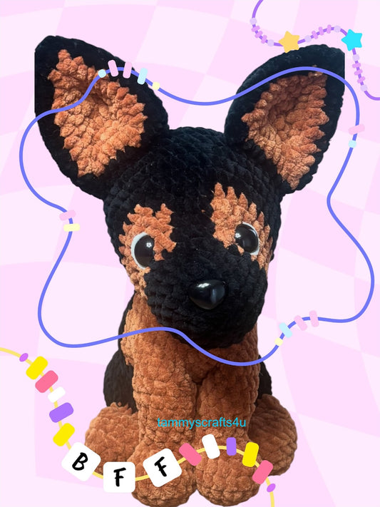 Crochet Dog-German Shepherd